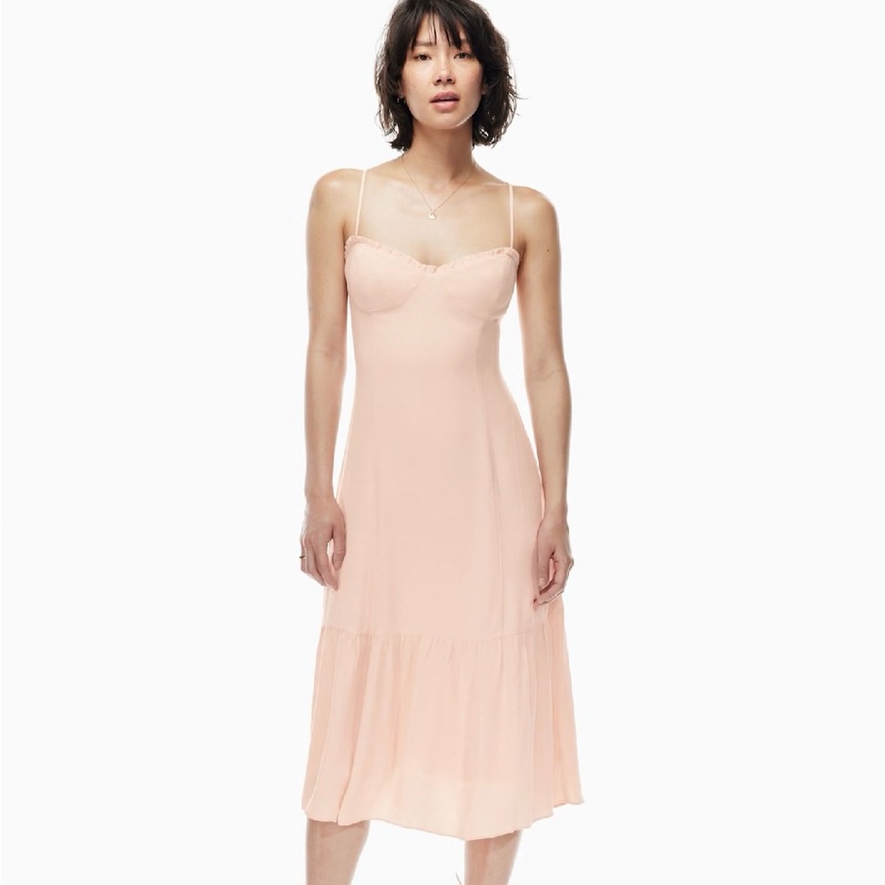 Aritzia Wilfred Coral Blush Dress